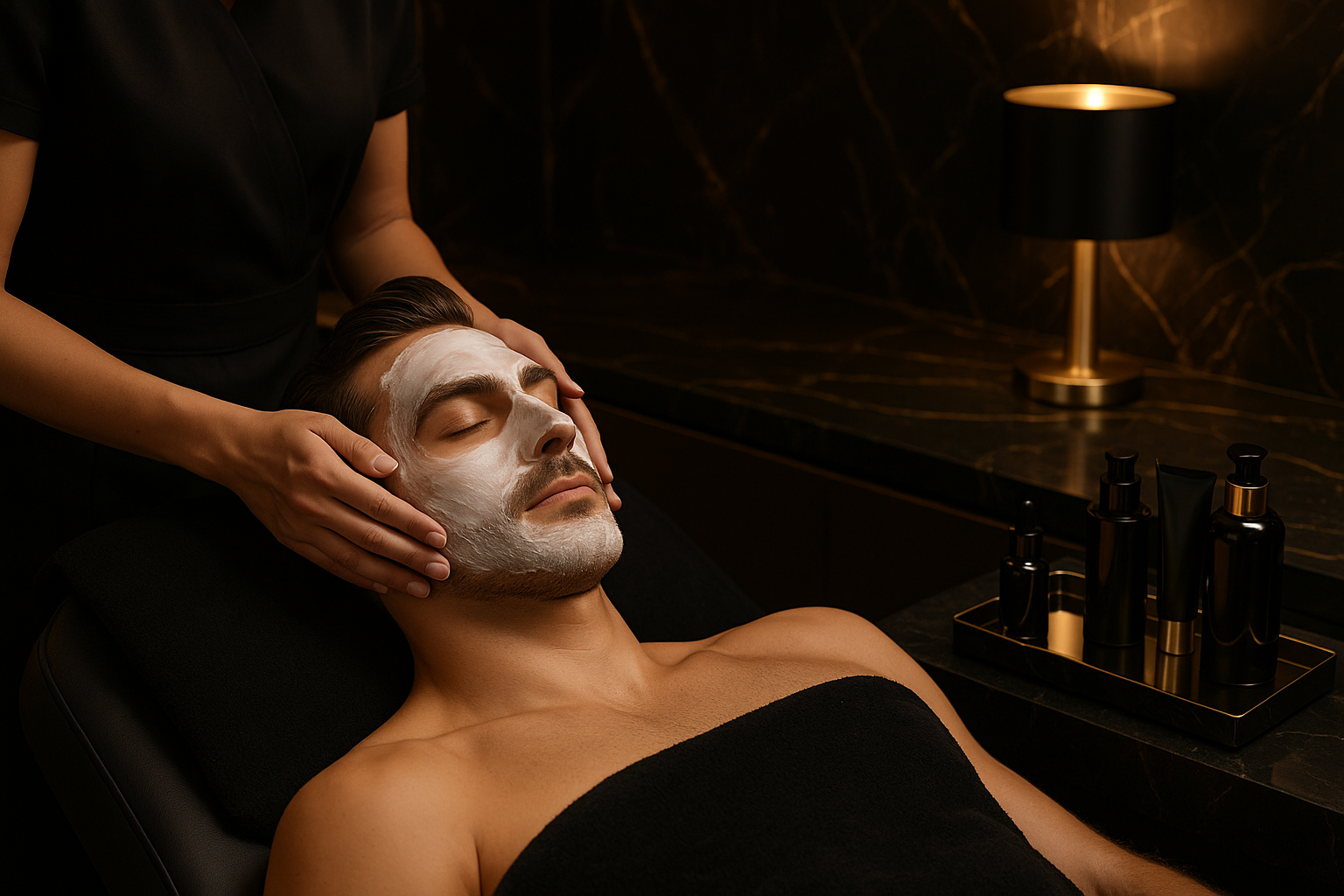 Luxe men's facial